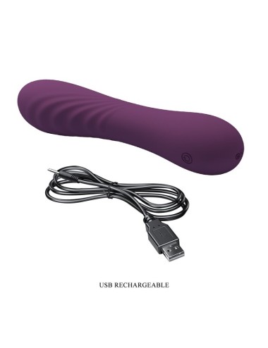 PRETTY LOVE - ALEXISROSE WIEDERAUFLADBARER VIBRATOR MIT 10 FUNKTIONEN, LILA