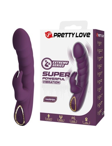 PRETTY LOVE - HARPER WIEDERAUFLADBARER HASENVIBRATOR MIT 10 FUNKTIONEN