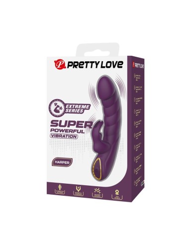 PRETTY LOVE - HARPER WIEDERAUFLADBARER HASENVIBRATOR MIT 10 FUNKTIONEN