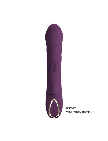 PRETTY LOVE - HARPER WIEDERAUFLADBARER HASENVIBRATOR MIT 10 FUNKTIONEN, LILA