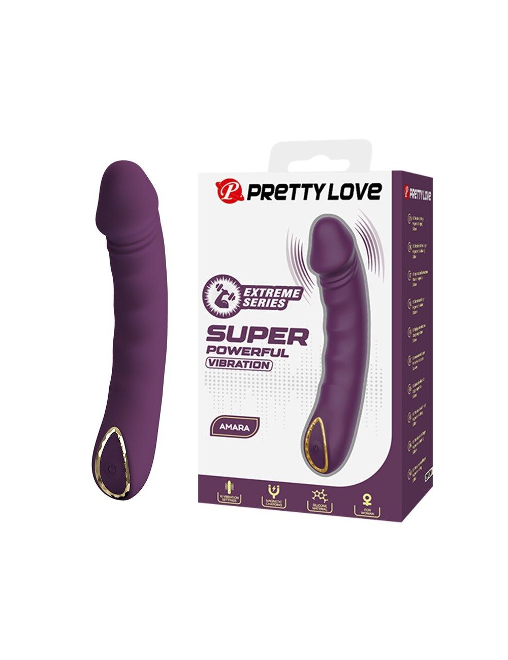 PRETTY LOVE - AMARA WIEDERAUFLADBARER VIBRATOR MIT 10 FUNKTIONEN