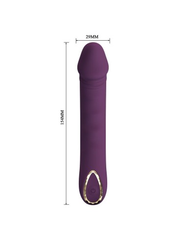 PRETTY LOVE - AMARA WIEDERAUFLADBARER VIBRATOR MIT 10 FUNKTIONEN, LILA