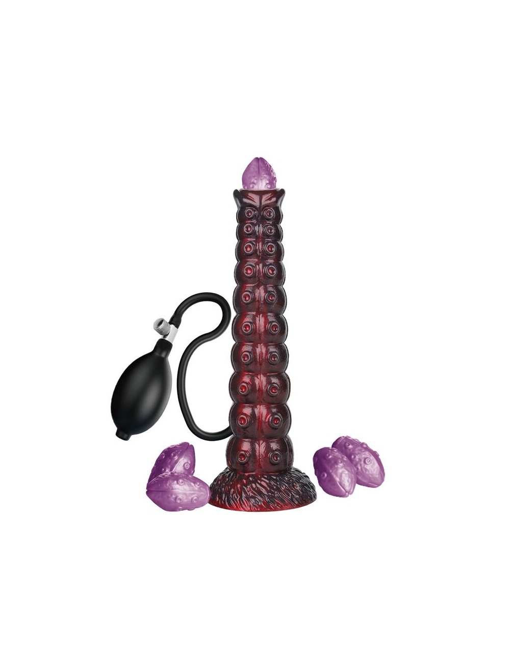 POWER MONSTERS - VOIDCLAW BRUTE ZWEIFARBIGER AUFBLASBARER FANTASIE-SILIKONDILDO 29 CM Ø 5