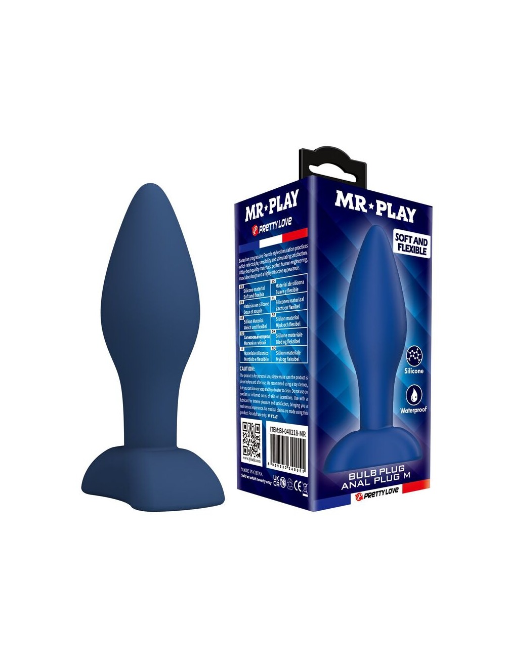 MR PLAY - KONISCHER SILIKON-ANALPLUG