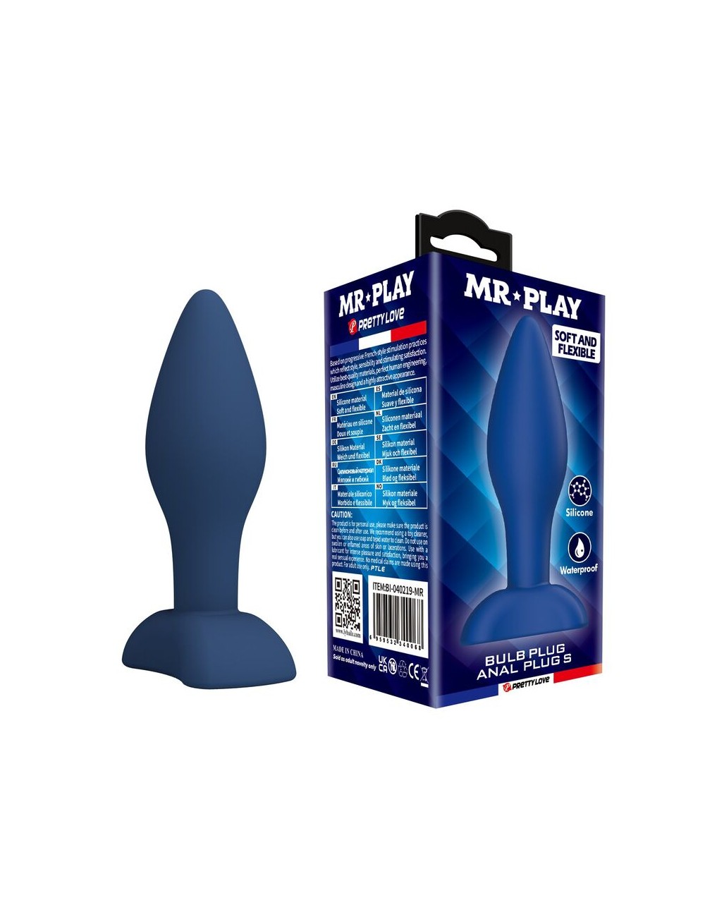 MR PLAY - KONISCHER SILIKON-ANALPLUG