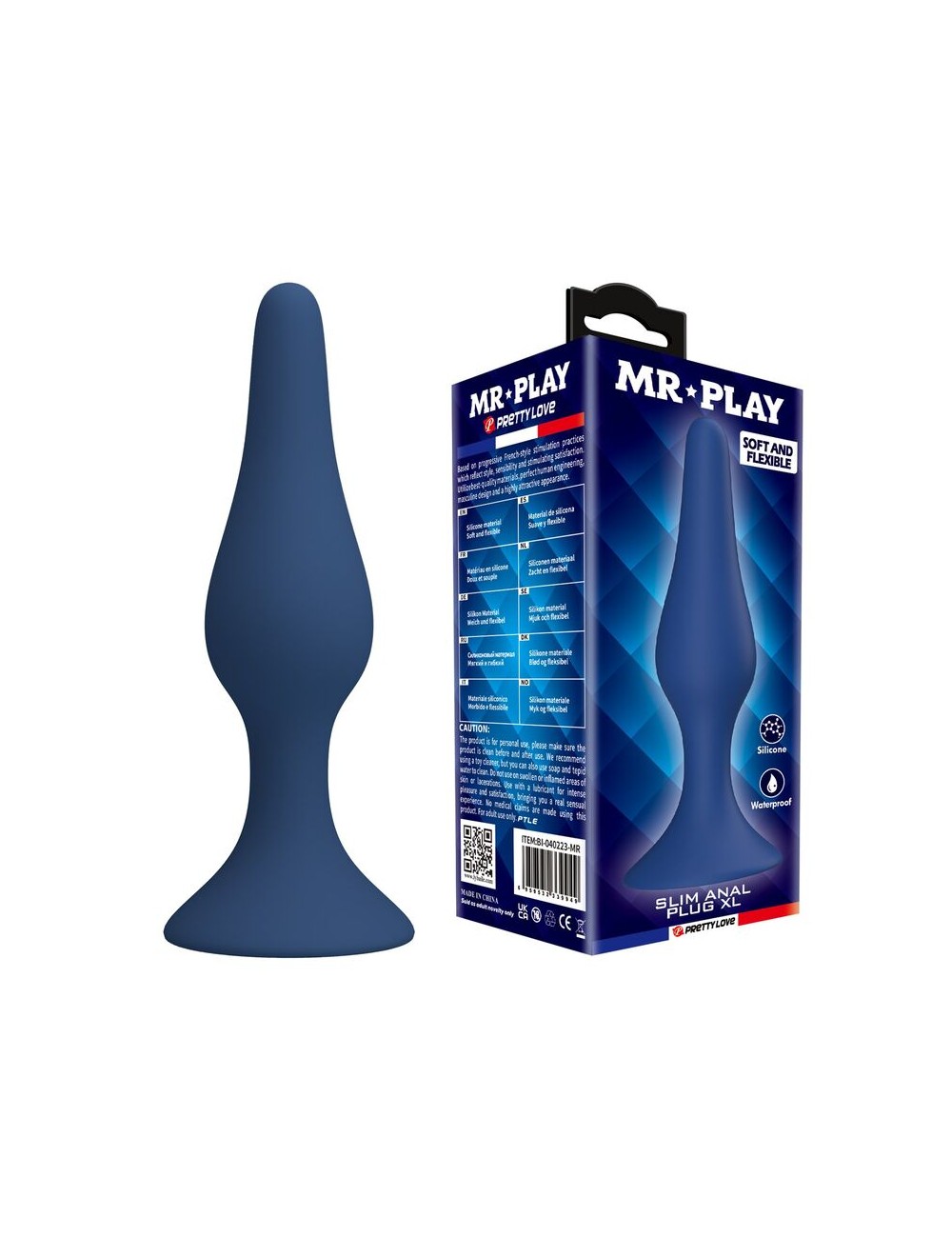 MR PLAY - KONISCHER SILIKON-ANALPLUG