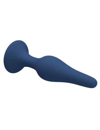 MR PLAY - KONISCHER SILIKON-ANALPLUG, BLAU, XL
