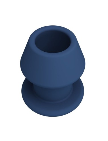MR PLAY - JACK BLUE SILIKON-HOLZ-ANALPLUG GRÖSSE M