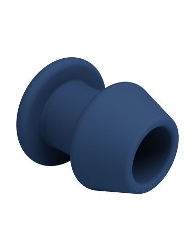 MR PLAY - JACK BLUE SILIKON-HOLZ-ANALPLUG GRÖSSE M