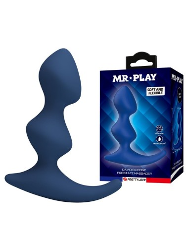 MR PLAY - ERGONOMISCHER BLAUER ANALPLUG