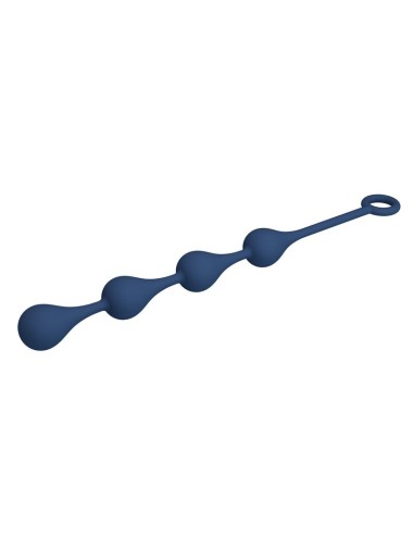 MR PLAY – BLAUE SILIKON-ANALPOLSTER, GRÖSSE M, 33 CM