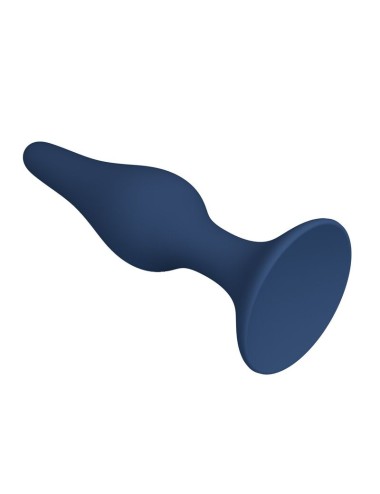 MR PLAY - SCHLANKER SILIKON-ANALPLUG BLAU L