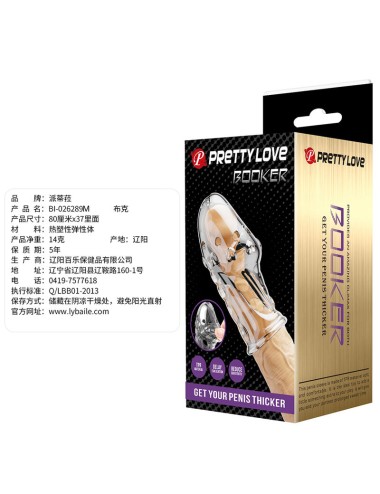 PRETTY LOVE – ROCKER PENISHÜLLE FÜR EINEN DICKEREN PENIS (TRANSPAREN)