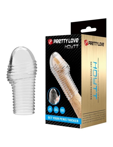PRETTY LOVE – HEISSER PENISSÄRMEL FÜR EINEN DICKEREN PENIS (TRANSPARENT)
