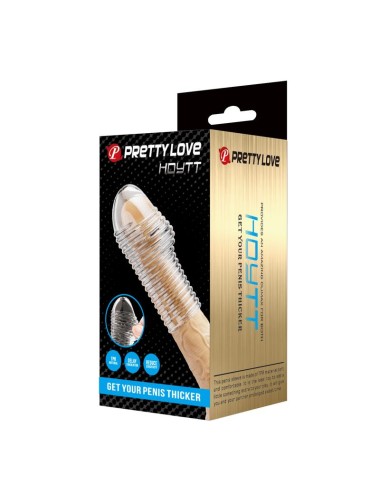 PRETTY LOVE – HEISSER PENISSÄRMEL FÜR EINEN DICKEREN PENIS (TRANSPARENT)