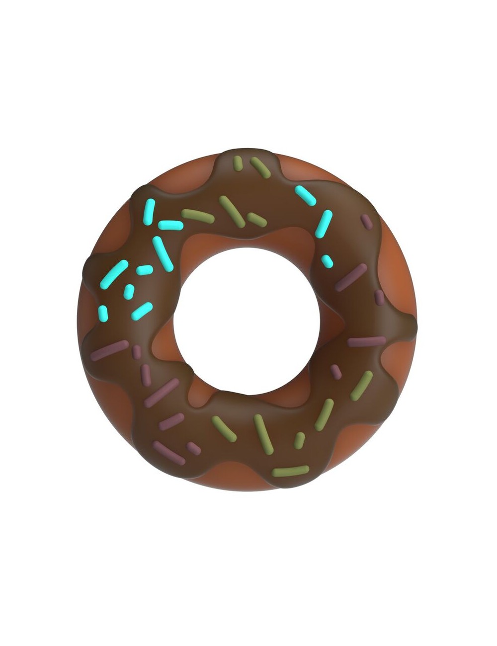 PRETTY LOVE - SUPER DONUT PENISRING BRAUN