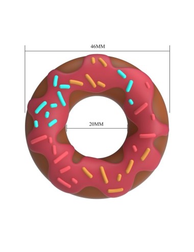 PRETTY LOVE - SUPER DONUT PENISRING PINK