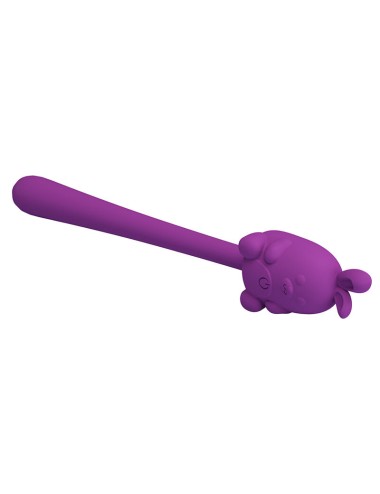 PRETTY LOVE – NIEDLICHER HASE-FLIRTSTIFT, FLEXIBLER VIBRATOR, USB-AUFLADBAR, LILA
