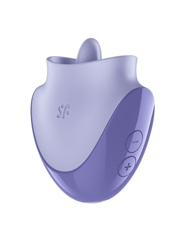 SATISFYER - TONGUE DANCER KLITORALSTIMULATOR MIT VIBRATION UND PULSATIONEN LILAC