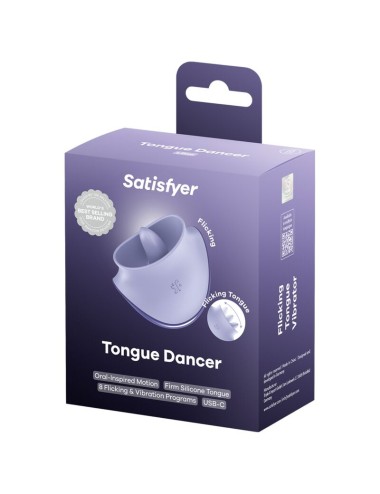 SATISFYER - TONGUE DANCER KLITORALSTIMULATOR MIT VIBRATION UND PULSATIONEN LILAC
