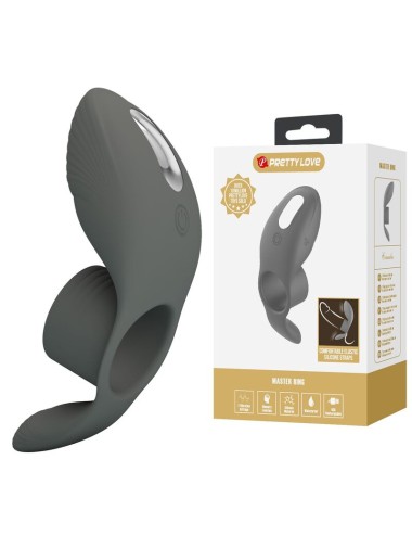 PRETTY LOVE - WIEDERAUFLADBARER VIBRATIONSRING MIT DOPPELTER STIMULATION