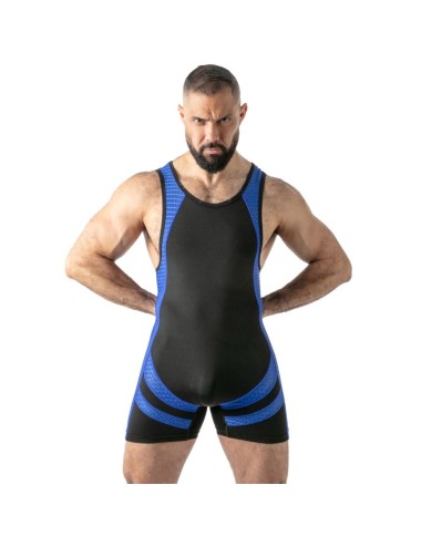 LOCKER GEAR - OFFEN ZUGANG SINGLET BLAU M