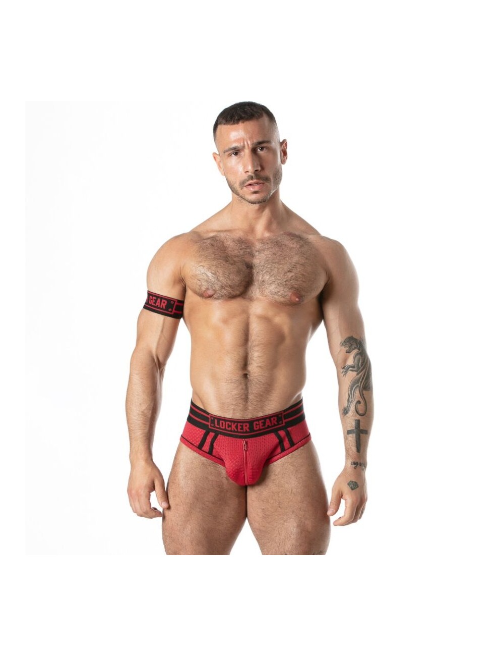 LOCKER GEAR - SPORT MESH JOCK BRIEF ROT S