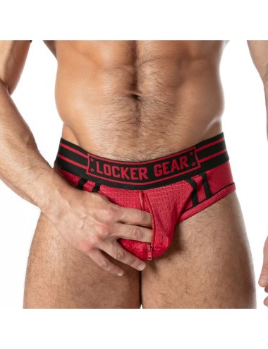 LOCKER GEAR - SPORT MESH JOCK BRIEF ROT S