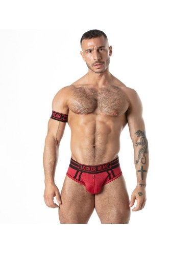 LOCKER GEAR - SPORT MESH JOCK BRIEF ROT L