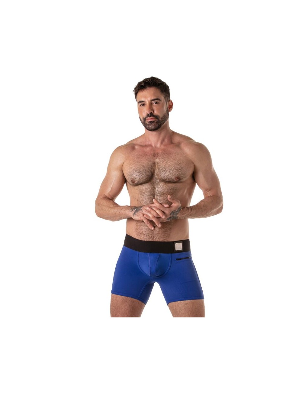 LOCKER GEAR - BREITER BUND-HOSE BLAU L
