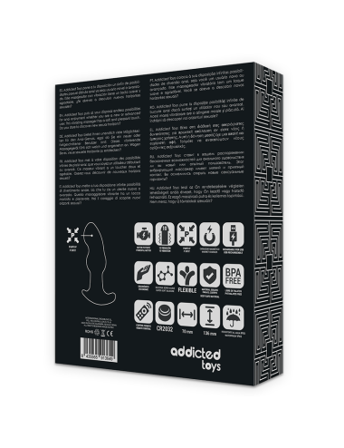 ADDICTED TOYS - FERNBEDIENUNGSSTECKER ANAL P-SPOT SCHWARZ