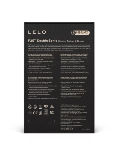 LELO - F2S DOUBLE SONIC MALE STROKER MIT DUALER SCHALLSTIMULATION ROT