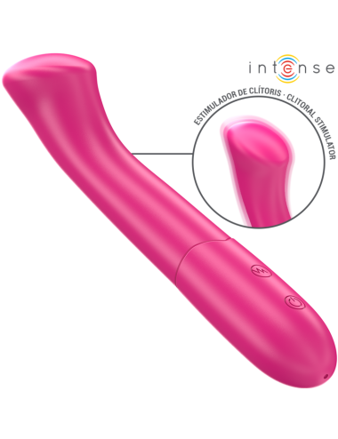 INTENSE - PATY VIBRATOR 19 CM FLEXIBEL 10 VIBRATIONEN MODELL 2 PINK