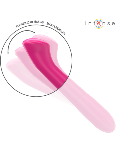 INTENSE - PATY VIBRATOR 19 CM FLEXIBEL 10 VIBRATIONEN MODELL 2 PINK