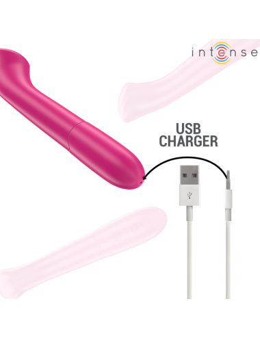 INTENSE - PATY VIBRATOR 19 CM FLEXIBEL 10 VIBRATIONEN MODELL 2 PINK