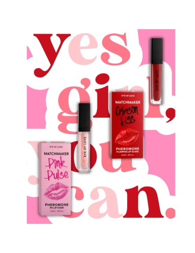 EYE OF LOVE – MATCHMAKER CRIMSON KISS ROTER LIPPENGLOSS MIT VOLUMENWIRKUNG UND PHEROMONEN 8,5 ML