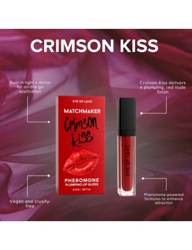 EYE OF LOVE – MATCHMAKER CRIMSON KISS ROTER LIPPENGLOSS MIT VOLUMENWIRKUNG UND PHEROMONEN 8,5 ML