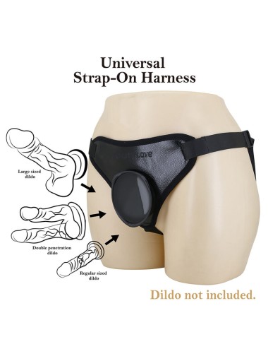 PRETTY LOVE - UNIVERSAL STRAP-ON HARNESS SCHWARZ