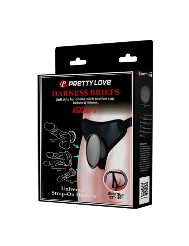 PRETTY LOVE - UNIVERSAL STRAP-ON HARNESS SCHWARZ