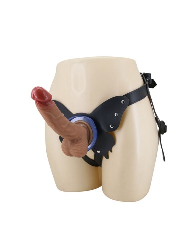 PRETTY LOVE - YETI STRAP-ON HARNESS MIT SAUGDILDO FLESH