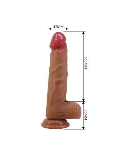 PRETTY LOVE - YETI STRAP-ON HARNESS MIT SAUGDILDO FLESH
