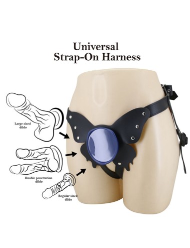 PRETTY LOVE - YETI STRAP-ON HARNESS MIT SAUGDILDO FLESH
