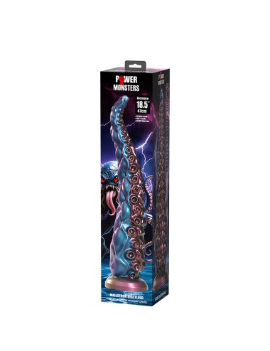POWER MONSTERS - ABYSSAL TENTACLE TRICOLOR FANTASY SILIKONDILDO 46 CM Ø 7 CM