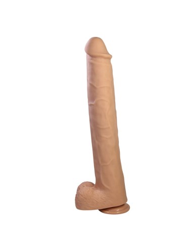 PRETTY LOVE - PAT FLEXIBLER REALISTISCHER DILDO MIT SAUGNAPF 40 CM -Ø- 6 CM