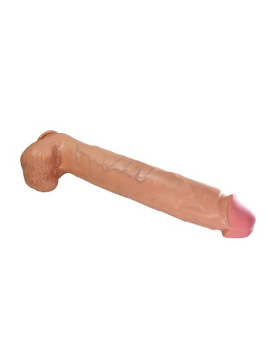 PRETTY LOVE - RAEL FLEXIBLER REALISTISCHER DILDO MIT SAUGNAPF 40 CM -Ø- 6 CM BRAUN