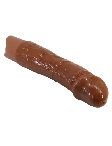 PRETTY LOVE - DONALD REALISTISCHER VIBRATOR 19,5 CM Ø 4 CM BRAUN