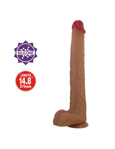 PRETTY LOVE - TERIN PLUS REALISTISCHER SILIKONDILDO MIT SAUGNAPF 37
