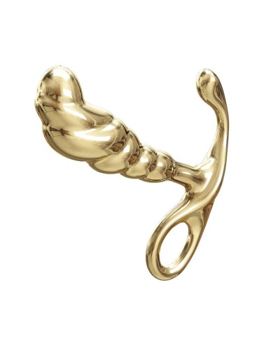 PRETTY LOVE – JACK PROSTATAMASSAGEGERÄT AUS ZINKLEIDE, GOLD