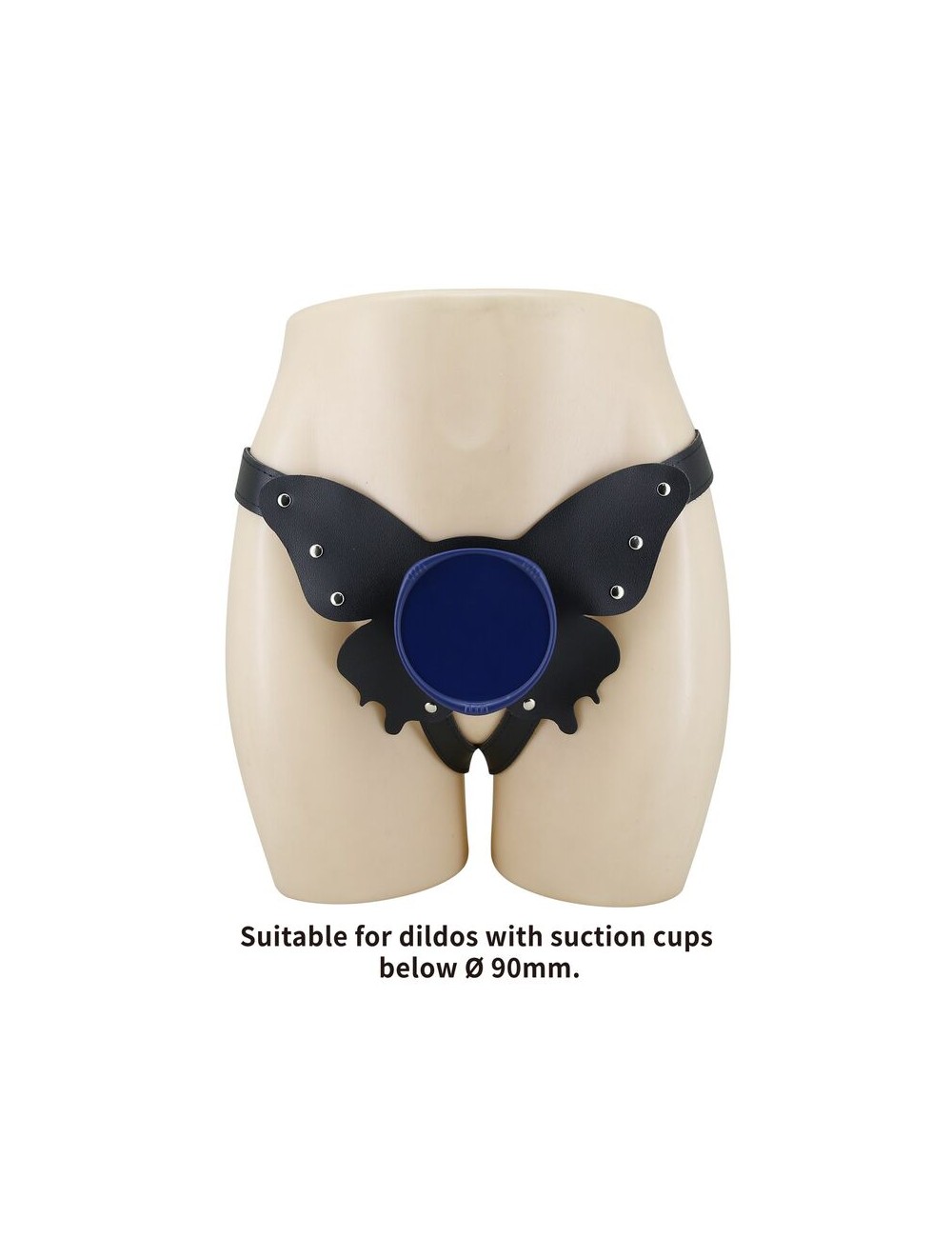 PRETTY LOVE - UNIVERSAL STRAP-ON HARNESS BRIEFS SCHWARZ UND BLAU