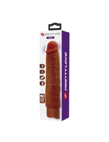 PRETTY LOVE - GAVIN REALISTISCHER VIBRATOR 25 CM Ø 5 CM BRAUN